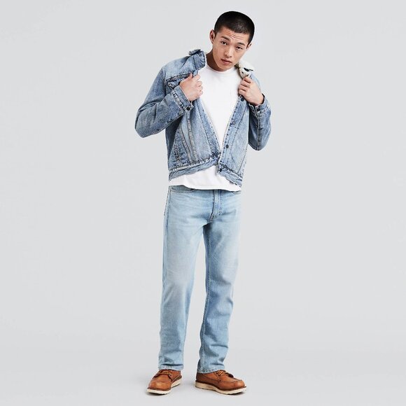 Levi's Other - LEVI'S 505 Regular Fit Jeans Straight Leg Room Light Blue Sz 32 X 30